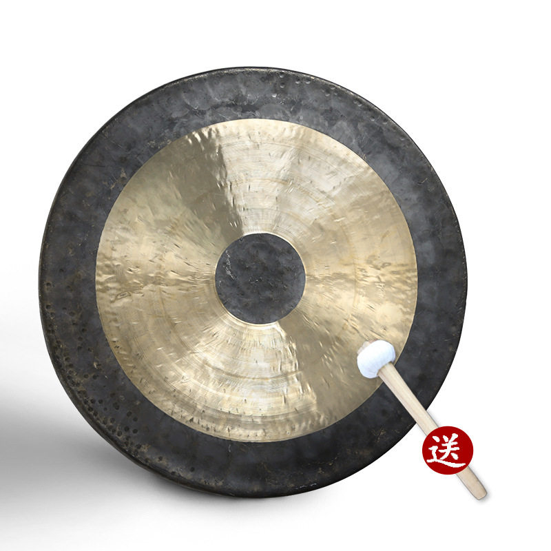 开道锣抄锣山锣黑锣纯铜戏曲打击乐器敲锣道具开业活动庆典大小锣