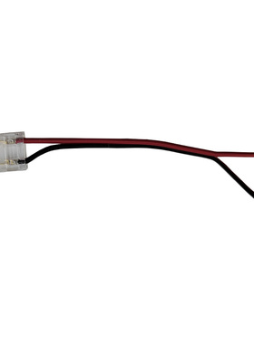 灯带免焊连接头卡扣COB灯条中间连接端子双色温3线RGB4线焊线插头