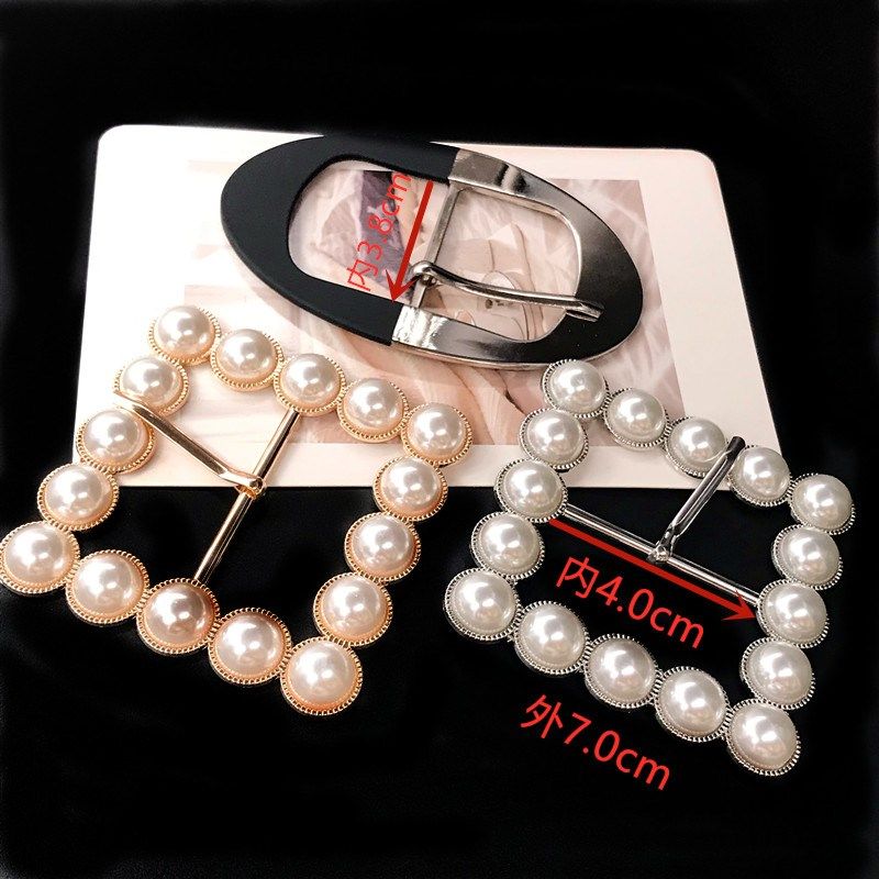 金属鑲珍珠水钻日子扣女裙子风衣腰带调节扣衣服打结扣鞋靴装饰扣,居家布艺,其他/配件/DIY/缝纫,淘宝优惠券,粉丝福利购,淘宝优惠卷