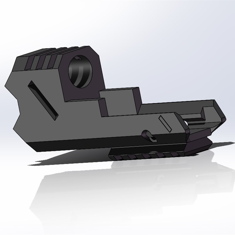 udl/蓝星 X5 p320 M17攻击头3D打印成品导轨可拆卸