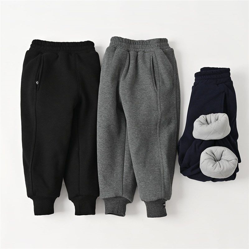 软儿童加厚棉裤 男童女童保暖卫裤 夹丝绵收口长裤子 秋冬款 童装,童装/婴儿装/亲子装,裤子,淘宝优惠券,粉丝福利购,淘宝优惠卷