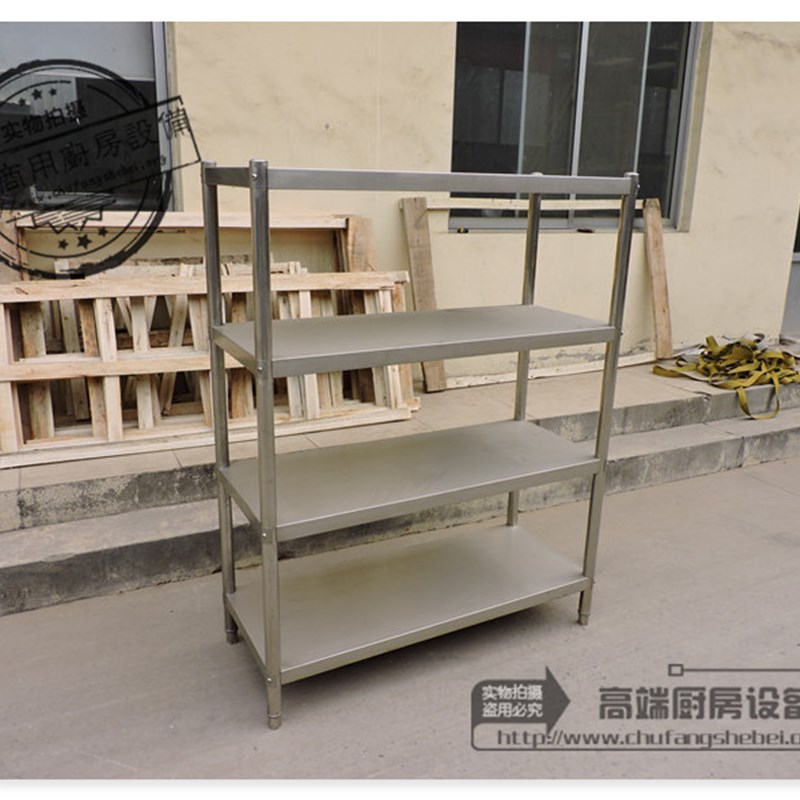 商用组装不锈钢四层货架/置物架五层45组装拆装式厨房调料理定做