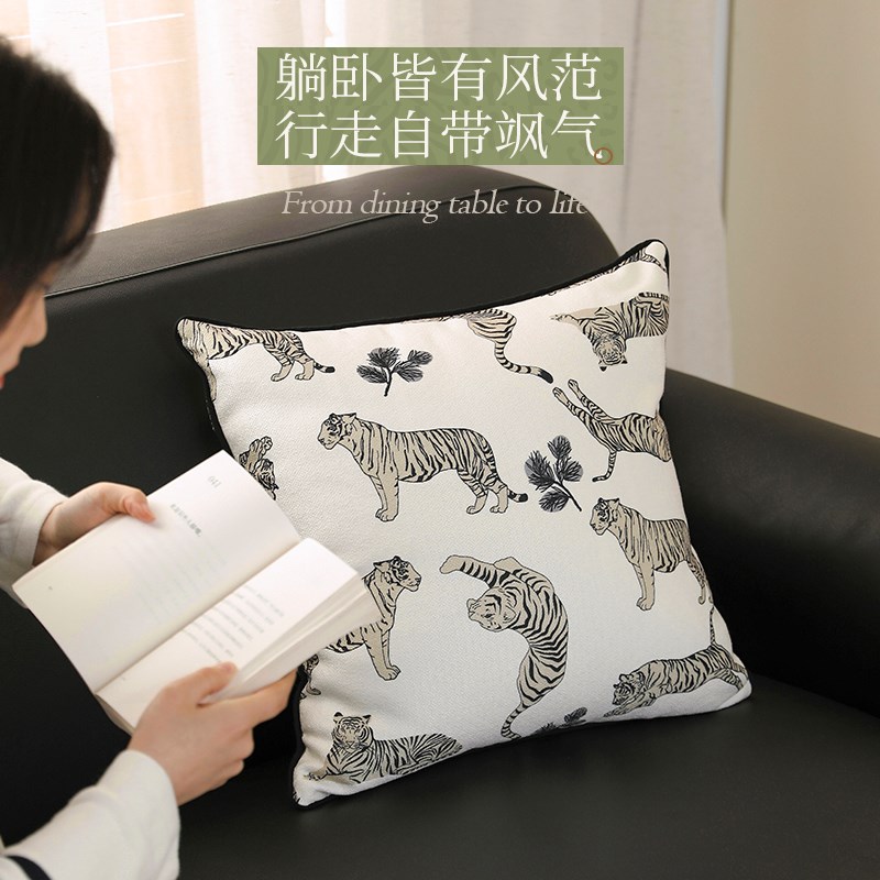 抱枕2024轻奢抱枕套不含芯客厅沙发靠枕办公室靠背午睡枕床头靠垫