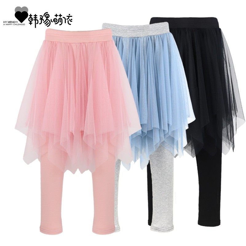 女童裙裤秋冬儿童打底裤洋气女孩加绒加厚裤子中大童纯棉网纱裤裙,童装/婴儿装/亲子装,裤子,淘宝优惠券,粉丝福利购,淘宝优惠卷