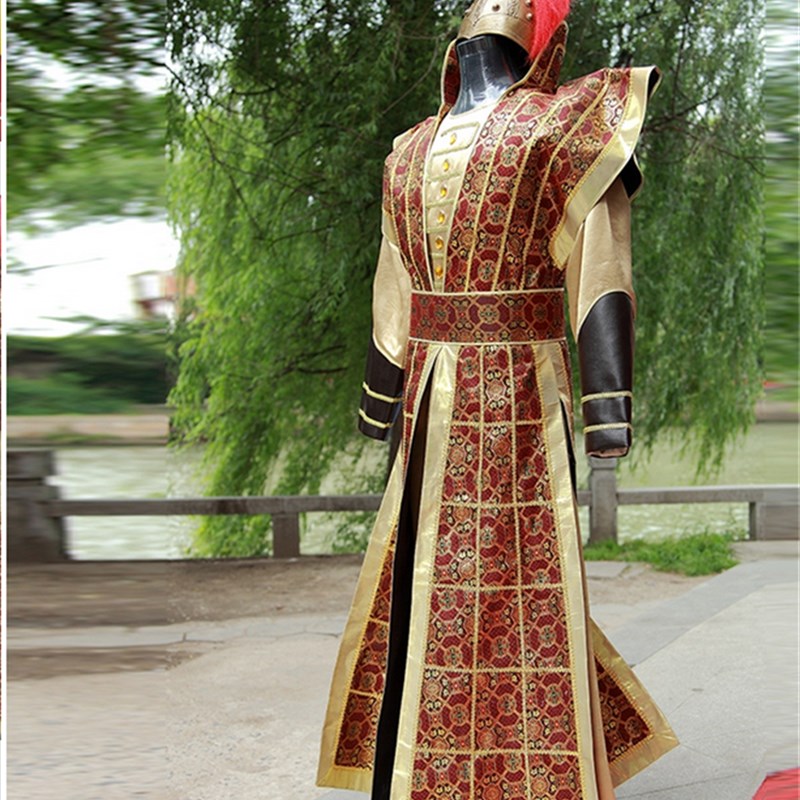 古代影视戏剧服装三国将军铠甲花木兰男盔甲汉服战衣卫士兵cospla