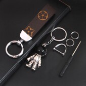 太空人钥匙扣定制刻字不锈钢高档男宇航员网红汽车情侣挂件饰礼物