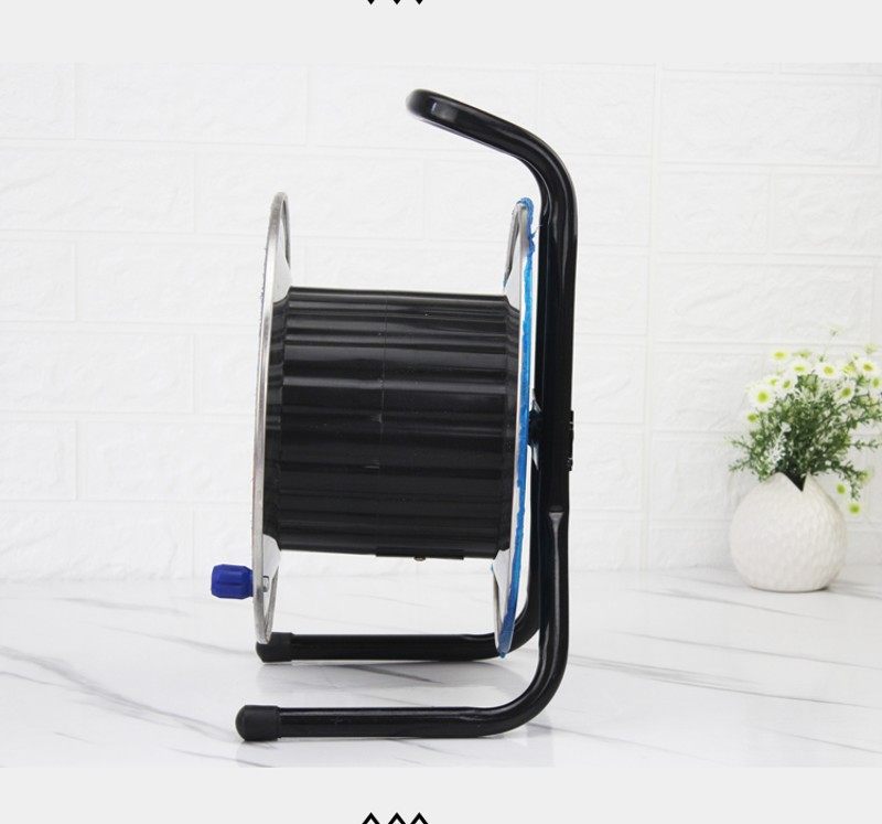 泽优50米移动电缆盘拖线盘卷线盘绕线盘线滚子轴接线板空盘插座