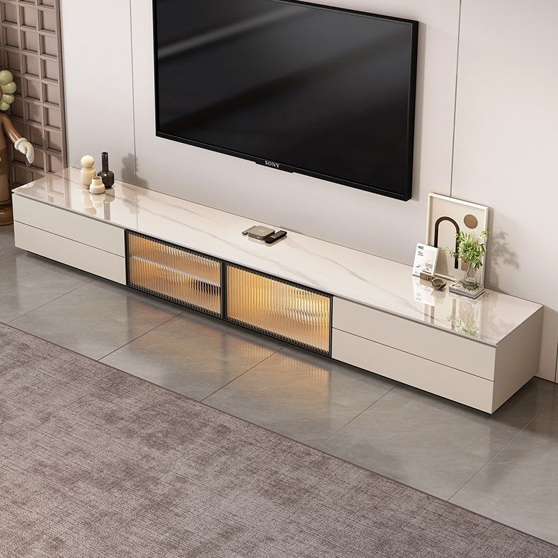 岩板电视柜茶几组合落地家用小户型客厅2024新款轻奢实木电视机柜,住宅家具,电视柜,淘宝优惠券,粉丝福利购,淘宝优惠卷