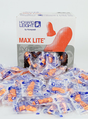 霍尼韦尔maxlite耳塞超级隔音防呼噜噪音睡眠宿舍睡觉 防吵闹神器