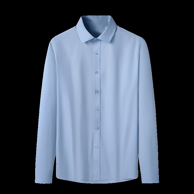 智潮工作服定制白衬衫绣logo男女款长袖工衣职业衬衣订做工装短袖