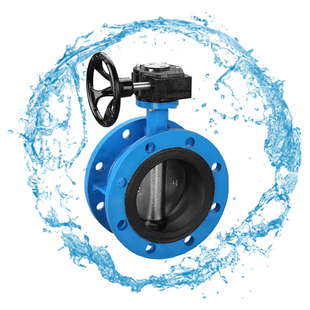 水工业阀门瓦特斯大口径中线法兰D341X蝶阀电动塘沽特惠