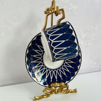 咖啡杯架子欧式法式铁艺家用杯碟收纳挂架客厅餐桌水杯杯子置物架