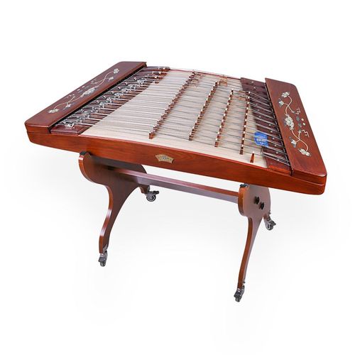 星海402扬琴 8623L-A大果紫檀贝雕扬琴 北京星海扬琴