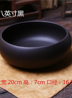 茶洗大小号 笔洗紫砂 功夫茶具配件水洗水盂圆形杯洗茶宠收纳大碗
