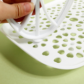 升级款 大容量宝宝奶瓶晾干架可拆卸多功能餐具果蔬双层底盘沥水架