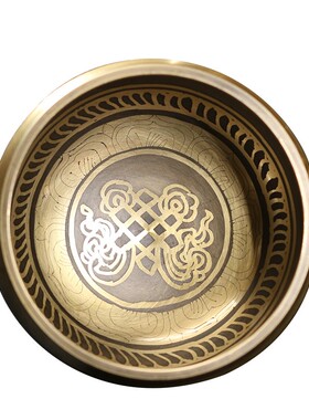 尼泊尔颂钵西藏佛音碗瑜伽冥想静心梵音钵铜罄铜钵盂铜磬法器