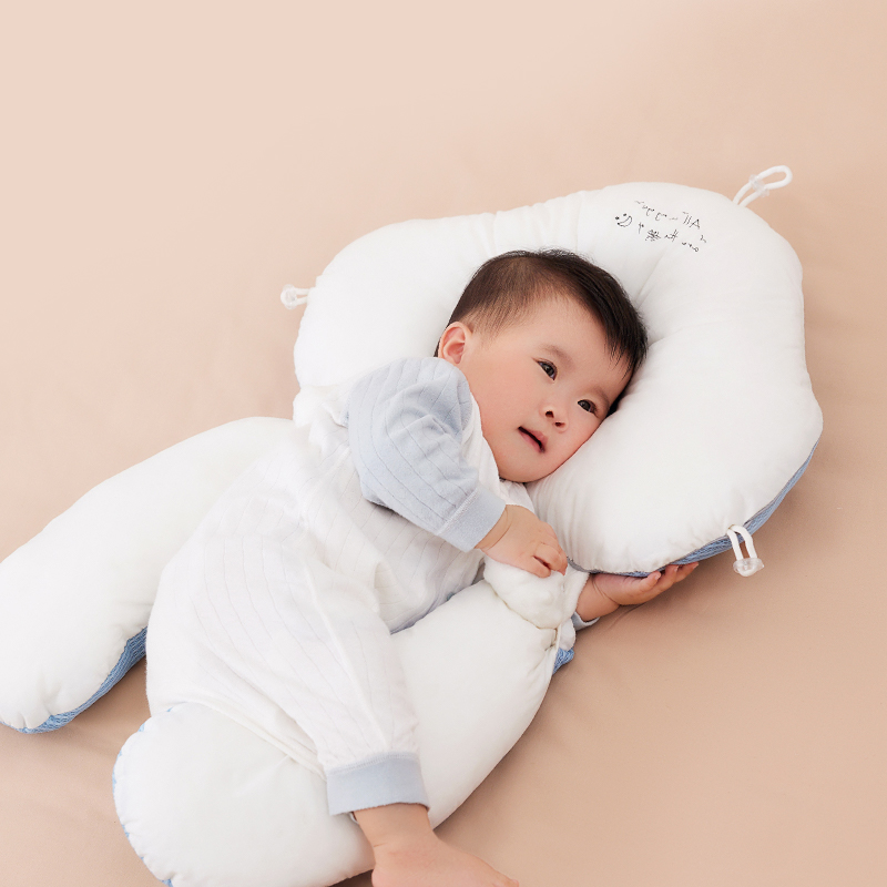 婴儿安抚定型枕头纠正防偏头型新生儿宝宝0到6个月-1岁搂睡觉神器