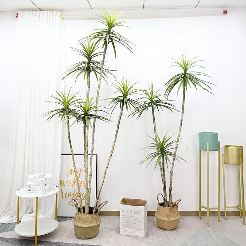 仿真绿植狭叶龙舌兰盆栽大型落地植物客厅家居酒店假树盆景装饰