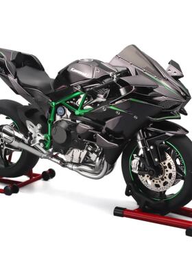 热卖新品1:6可启动川崎H2R摩托车重型机车合金模型大号玩具车