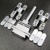 隐形门合页三维可调暗藏式 缓冲 外开暗门隐藏门十字铰链折叠门暗装