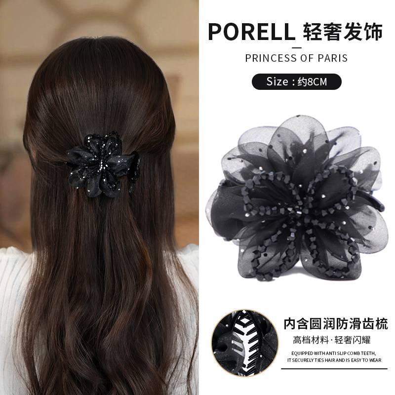 铂瑞珥巴黎王妃发饰路易斯手工串珠苞头薄纱无皮筋高低丸子头抓夹,饰品/流行首饰/时尚饰品新,发饰,淘宝优惠券,粉丝福利购,淘宝优惠卷