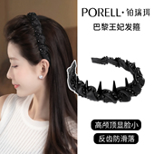 巴黎王妃赫本发箍轻奢时尚 铂瑞珥新款 发卡头箍高颅顶女款 头饰