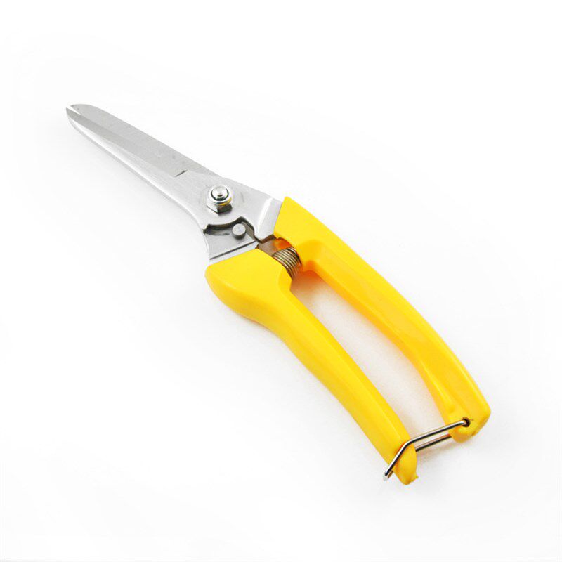 汪吾铨电工线槽8寸剪刀 不锈钢弹簧果树花木剪刀 园艺修枝剪包邮