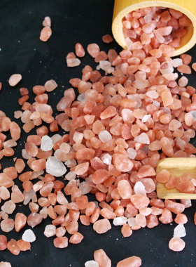 巴基斯坦喜马拉雅水晶盐玫瑰盐玫瑰盐沙岩盐汗蒸房材料矿物盐粉盐