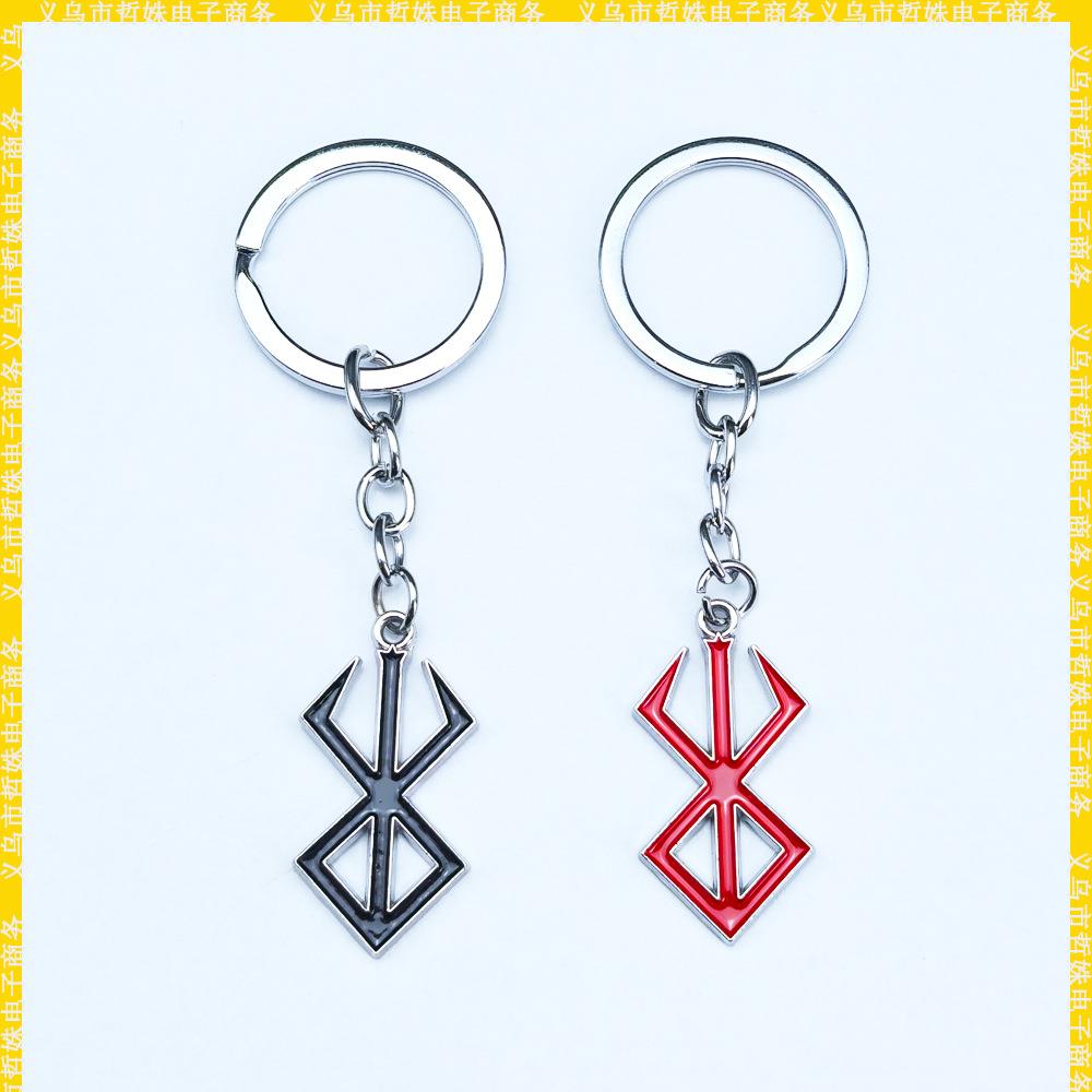 剑风传奇格斯斩龙剑霸王之卵合金玩具狂战士迷你钥匙扣挂件