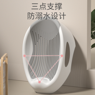 婴儿洗澡盆躺托架新生儿宝宝洗澡神器坐托座椅浴网浴垫浴架网兜软