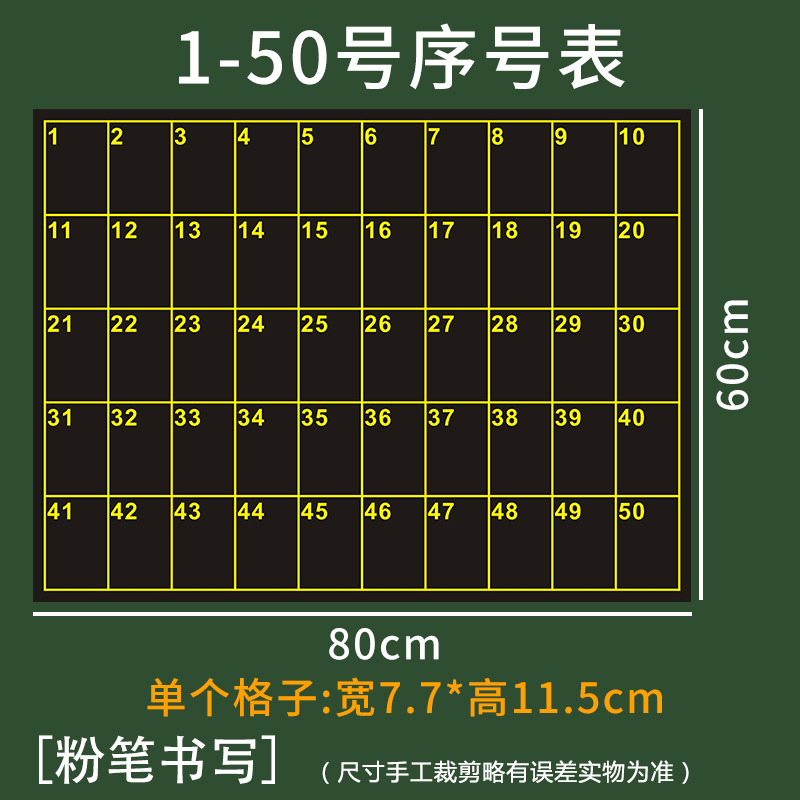磁性贴班级管理磁性座位表软磁贴学生学号班级日常管理评分表小组