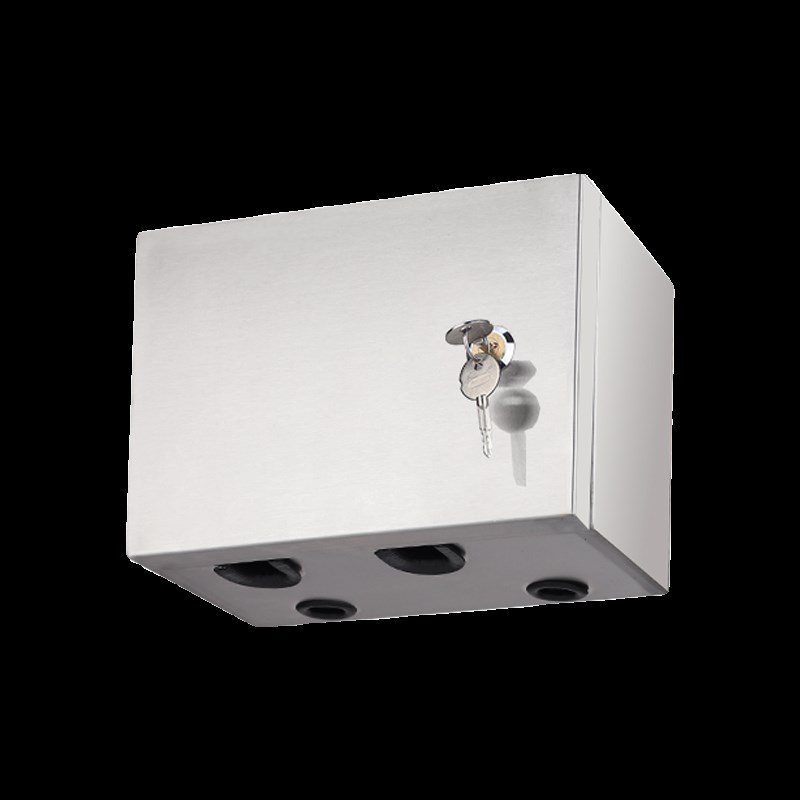 304不锈钢户外防水电箱空开盒带锁防盗盒汽车充电配电箱室外明装