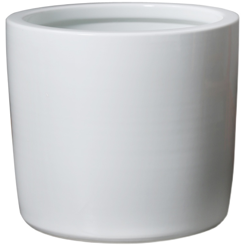 手绘景德镇陶瓷花盆古典中式装修树盆室内简约特大号直筒落地盆栽