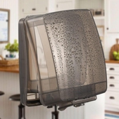 防水播座 户外电源插座防雨盒室外多功能浴室防溅密封接线盒加厚.