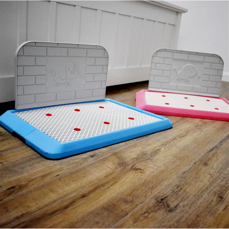 狗狗厕所 网格平板式宠物厕所带挡板狗便盆厕所