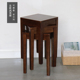 全实木方凳原木板凳家用北欧简约梳妆凳餐桌凳小椅子时尚 木头凳子