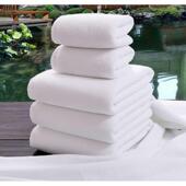 包邮 2m纯棉毛巾加大浴巾白色盖酒店被巾禅拍铺床儿童美容院新疆