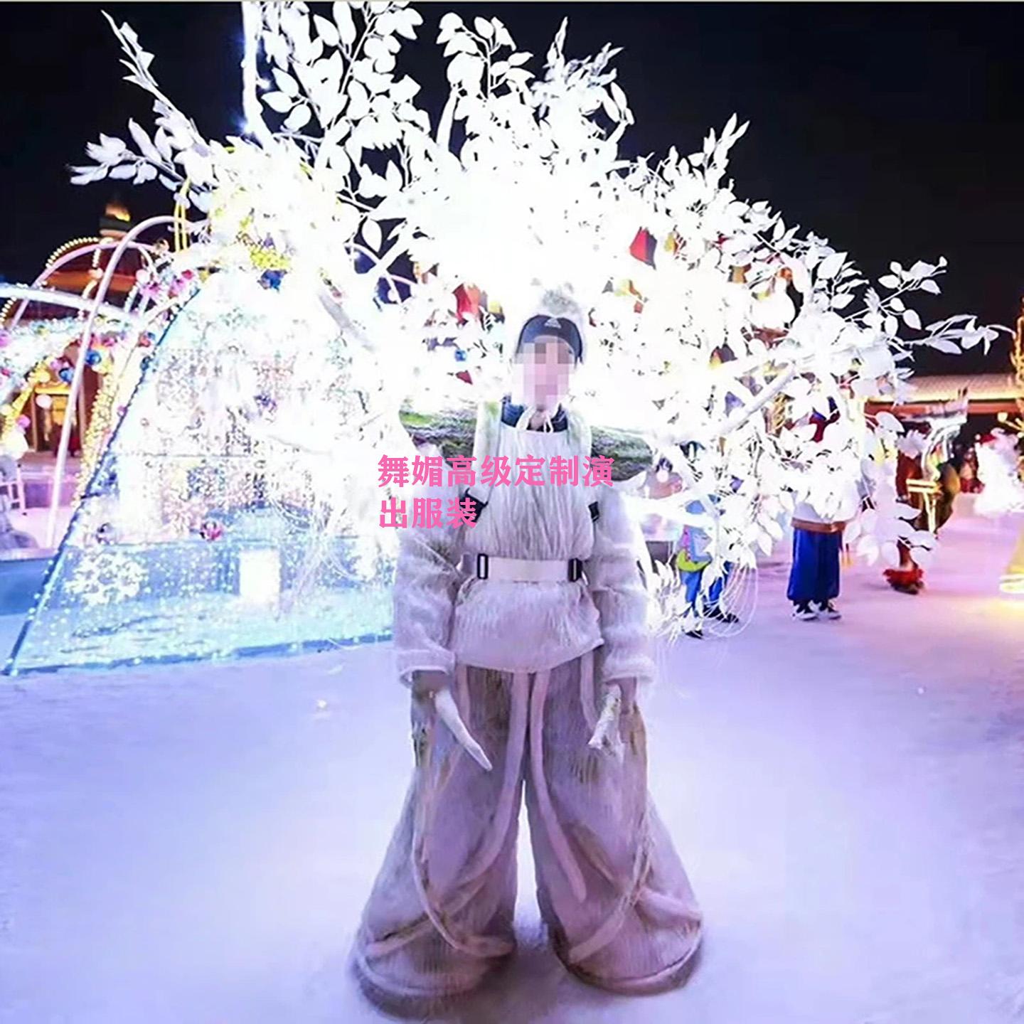 新款圣诞节圣诞树巡游演出服装