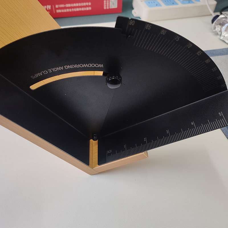 变角度夹具木工工具量角器画框夹可调节90度直角夹数显角度量尺