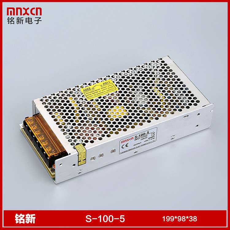 直供铭新S-100-5开关电源100W5V开关电源  led驱动电源
