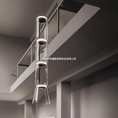 意大利玻璃米兰LED客厅餐桌厅书房设计师艺术别墅楼梯展厅吊灯铁