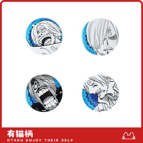 【正版现货】海贼王山治个人原画吧唧组 日谷