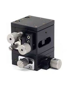 XYZ燕尾槽光学位对位移平台视觉耦合手动微调滑台XYZLNG25/40/60