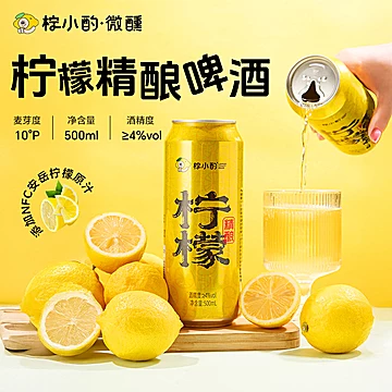 柠小酌安岳柠檬精酿啤酒500ml*6罐