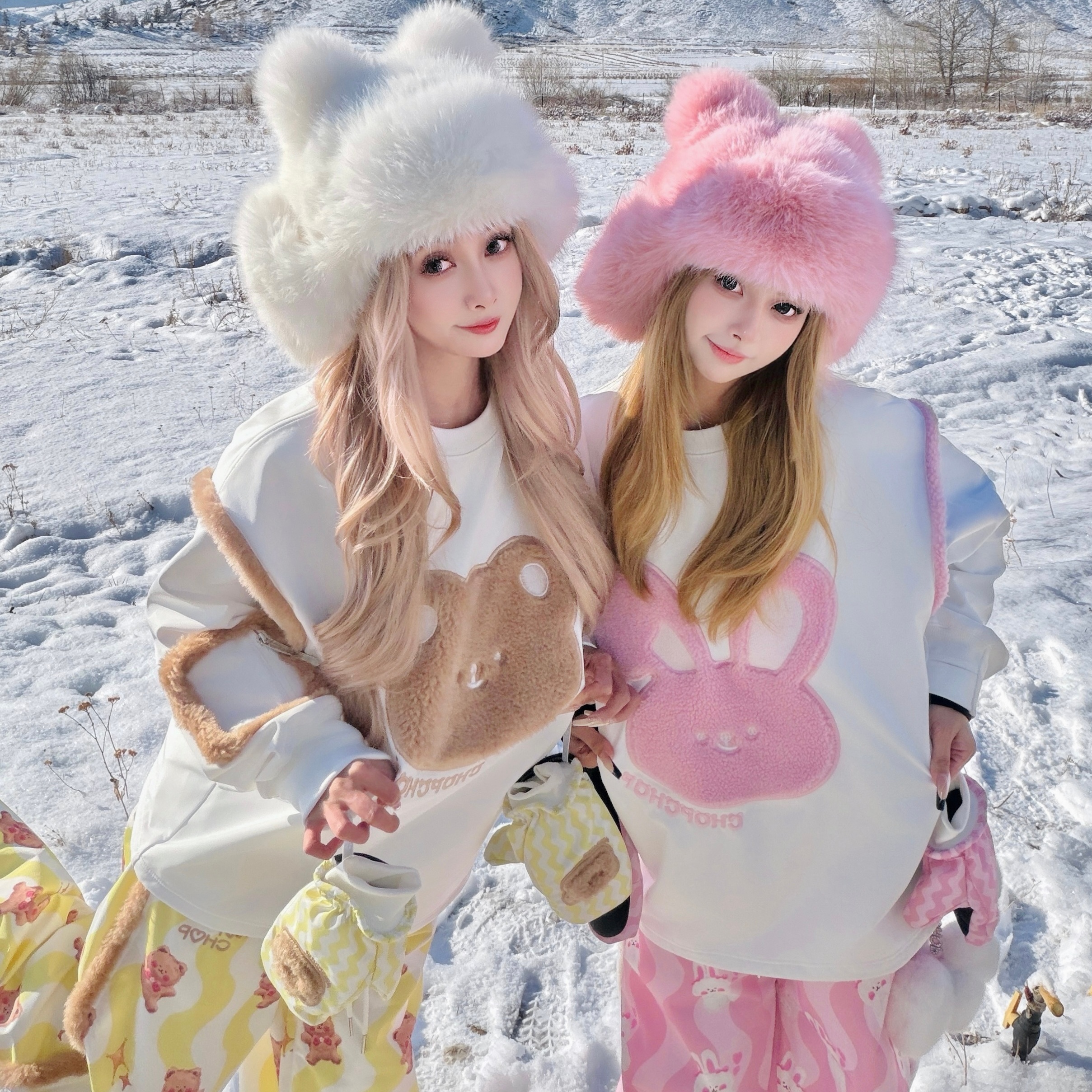 CHOPCHOP26新品 【睡衣派对卫衣】3L滑雪服全压胶加绒保暖