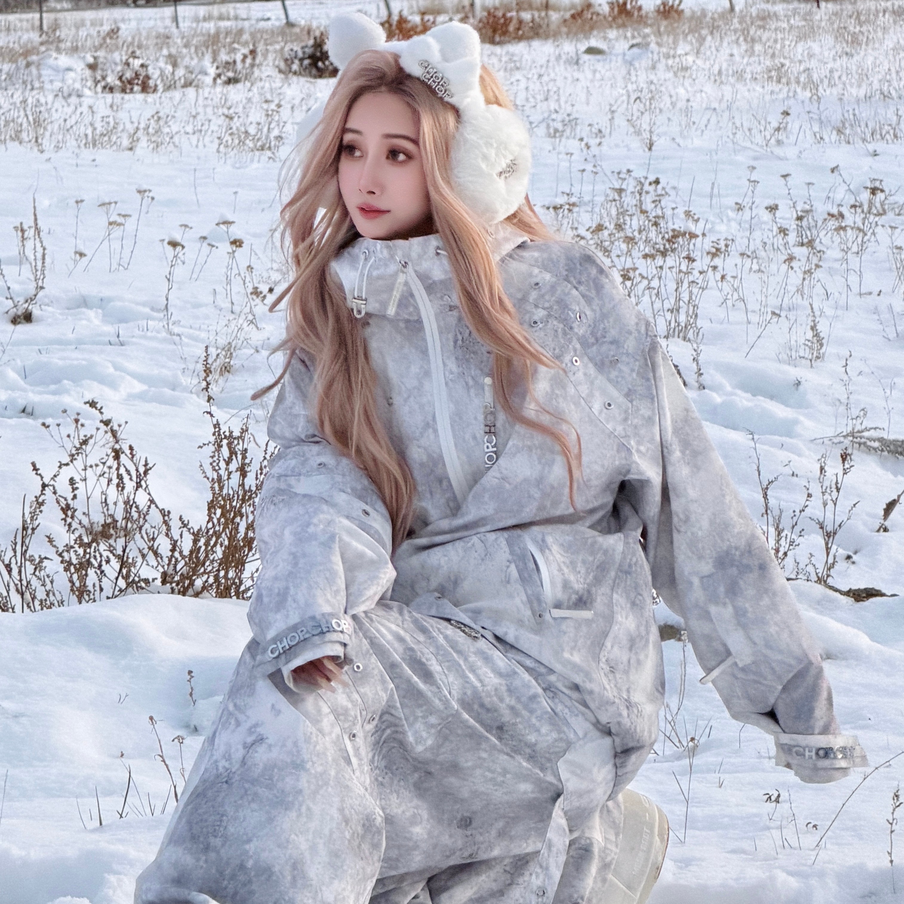 CHOPCHOP26新品 【极地之雪】3L滑雪服全压胶加绒保暖