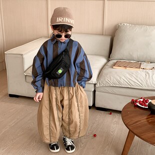 儿童胸包男童帅气韩版斜挎包透气A百搭女孩腰包宝宝外出零钱单肩