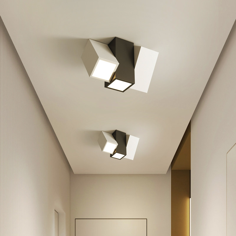 入户玄关走廊过道灯现代简约北欧黑白风衣帽间阳台卧室吸顶灯具,家装灯饰光源,厨卫/阳台/玄关/过道吸顶灯,淘宝优惠券,粉丝福利购,淘宝优惠卷