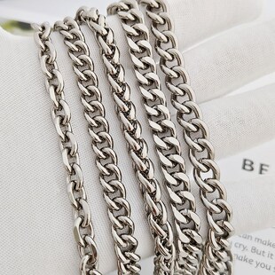 女士斜挎包包带链条改造肩带配y件包带子替换腋下金属包链高档单