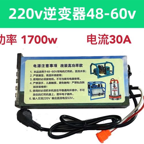 220V转48-60V电r源适配器变压器电瓶电动车打药机水泵专用电源